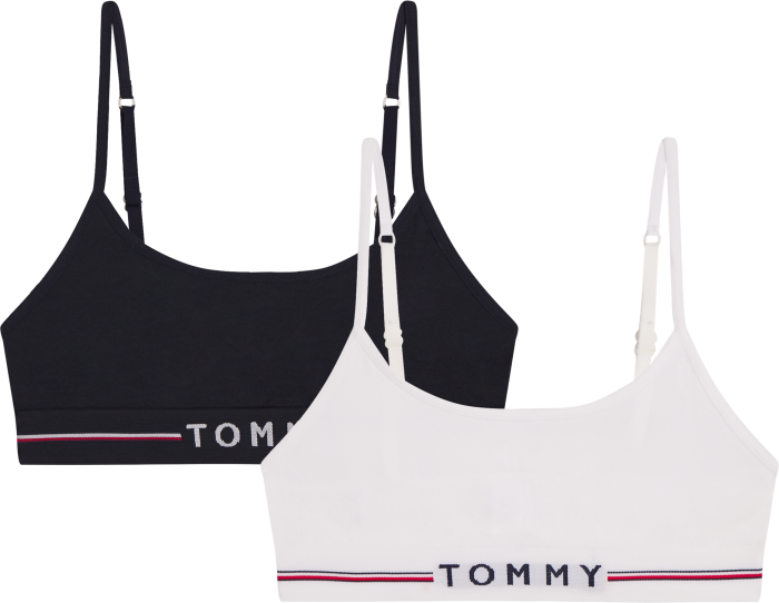 Tommy Hilfiger Girls Bralette 2P Desert Sky/White