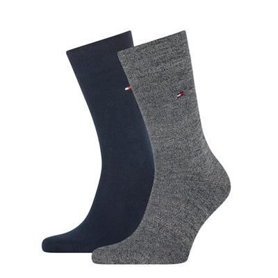 Tommy Hilfiger Men Classic Sock 2P Navy/White