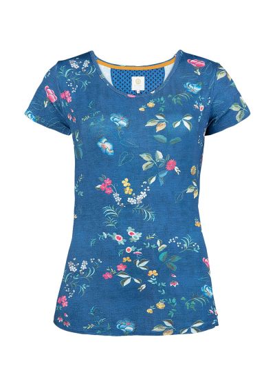 Pip Studio Tokyo Blossom Tilly Top s/s Dark Blue