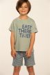 Eskimo Tijs Boys Short Pyjama s/s Grijs