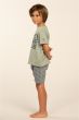 Eskimo Tijs Boys Short Pyjama s/s Grijs