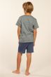 Eskimo Tijs Boys Short Pyjama s/s Grijs