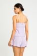 Twinset Open Woven Short Pyjama Purple Rose