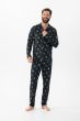 Mey Sledge Ride Doorknoop Pyjama l/s