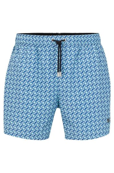 Hugo Boss Como Losse Zwemshort Medium Blue