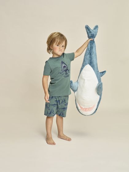 Charlie Choe E-Shark Attack Boys Short Pyjama s/s