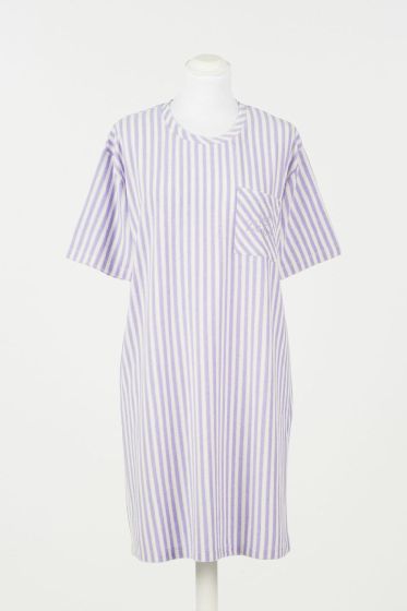 Twinset Nachtkleed s/s Purple Rose