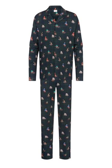 Mey Sledge Ride Doorknoop Pyjama l/s