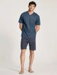 Calida Relax Imprint Short Pyjama s/s Sarag Blue