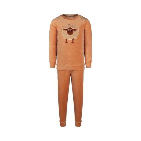 Charlie Choe Boys Q-Sheep Velours Pyjama l/s