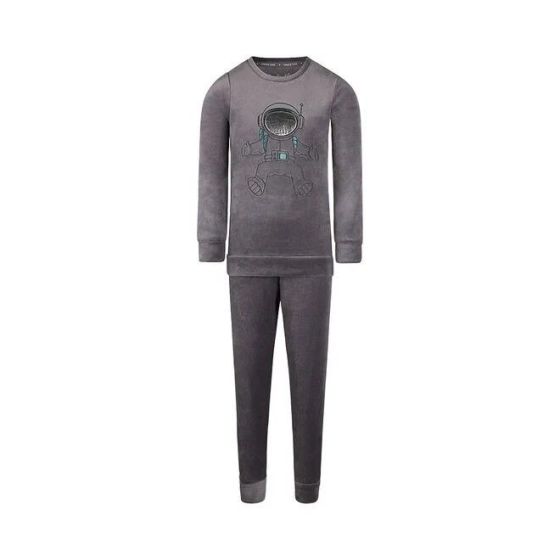 Charlie Choe Boys Q-Astronaut Velours Pyjama l/s