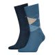 Tommy Hilfiger Men Check Sock  2P Coast Blue